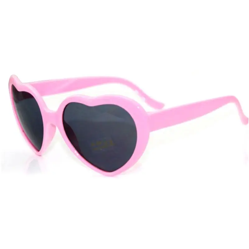 

Heart-shaped Glasses Effect Glasses Watch The Lights Change to Heart Shape At Night Diffraction Glasses Women Fashion Sunglasses