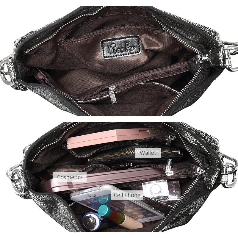 

women handbags genuine leather crossbody shoulder bags female animal prints messenger hobos bags ladies small top-handle