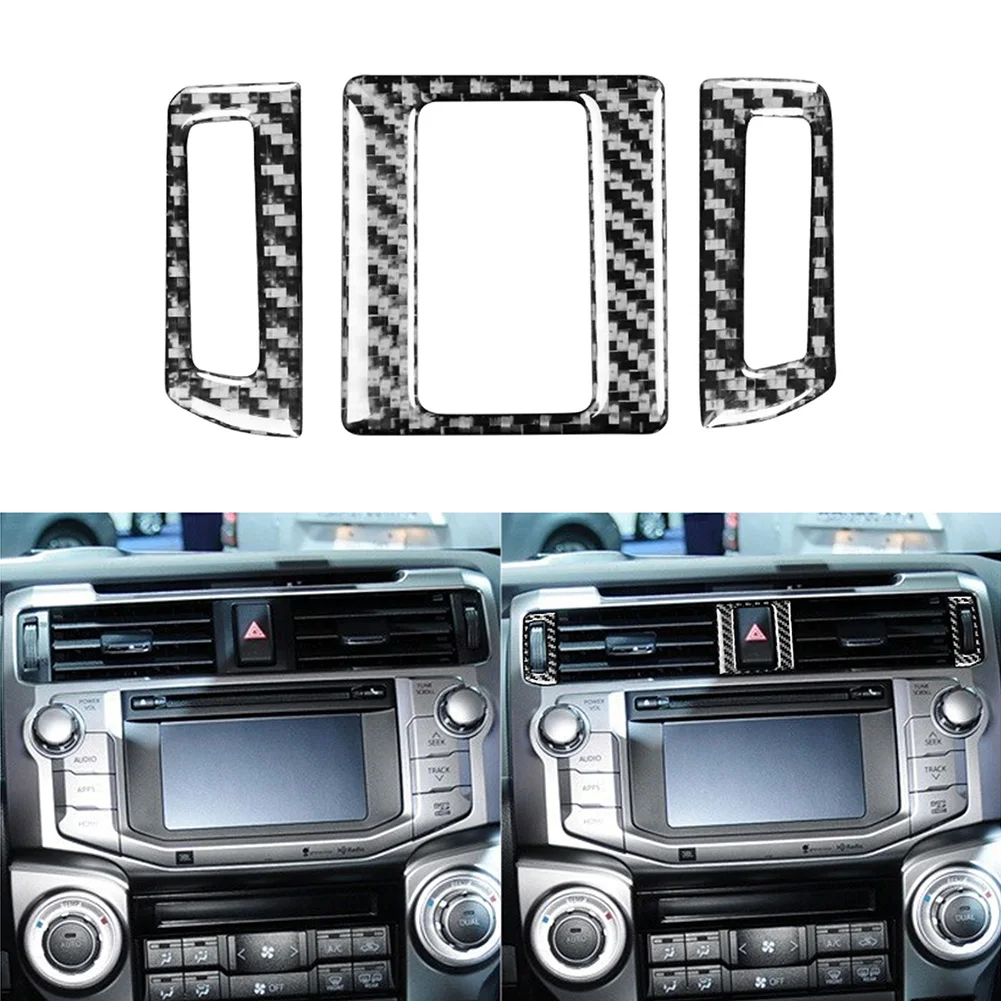 

3 шт. салона наклейки с защитой от УФ лучей, стекольное покрытие центральной консоли AC, устанавливаемое на вентиляционное отверстие в салоне...