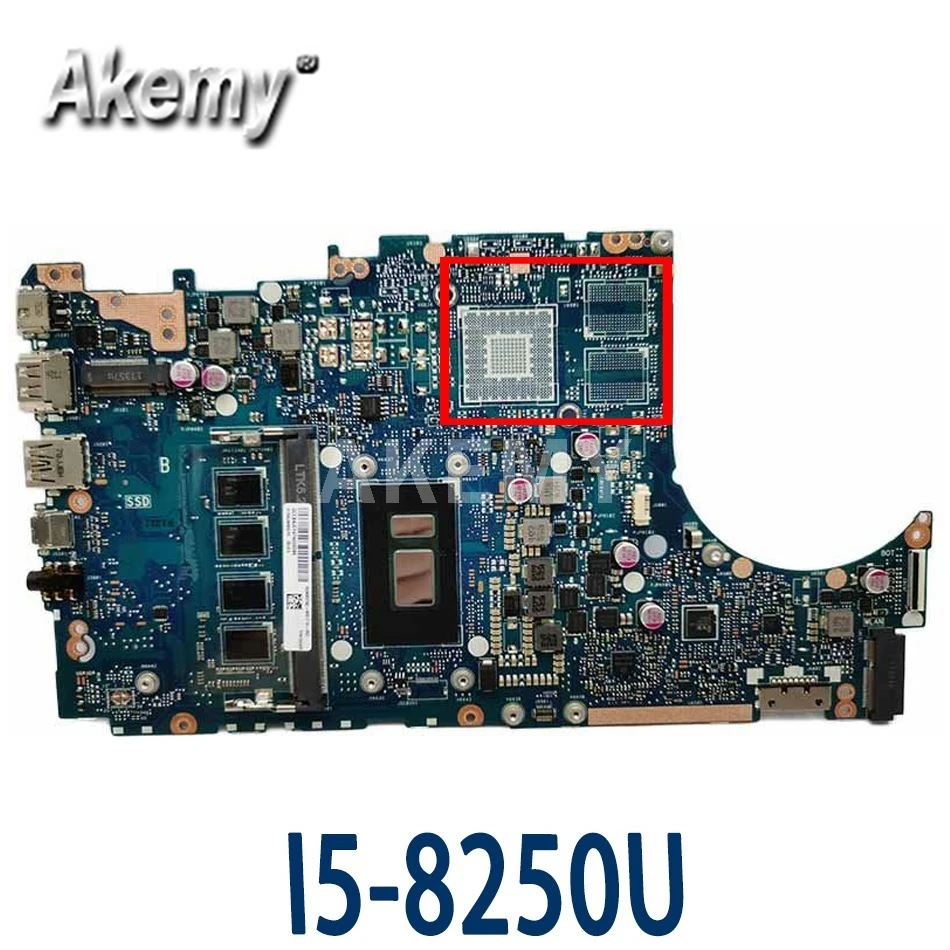 

TP410UA TP410UAR платы W/ I5-8250U 4G Оперативная память для ASUS VivoBook Flip 14 TP410UR TP410UF TP410U TP410UA Laotop материнская плата Встроенная GMA