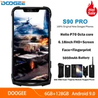 Защищенный модульный смартфон DOOGEE S90 Pro, Восьмиядерный процессор Helio P70, 6 ГБ, 128 ГБ, экран 6,18 дюйма, Android 9, 16 Мп + 8 Мп, 12 В, 2 А, IP68