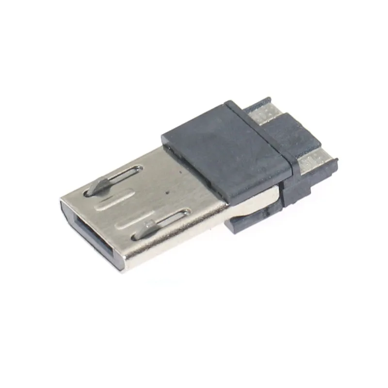 3. As photo 20 шт./партия 5 Pin/4 Pin Micro USB разъем Jack хвост USB разъем Sockect терминалы мужские разъемы - Цвет: 3. As photo