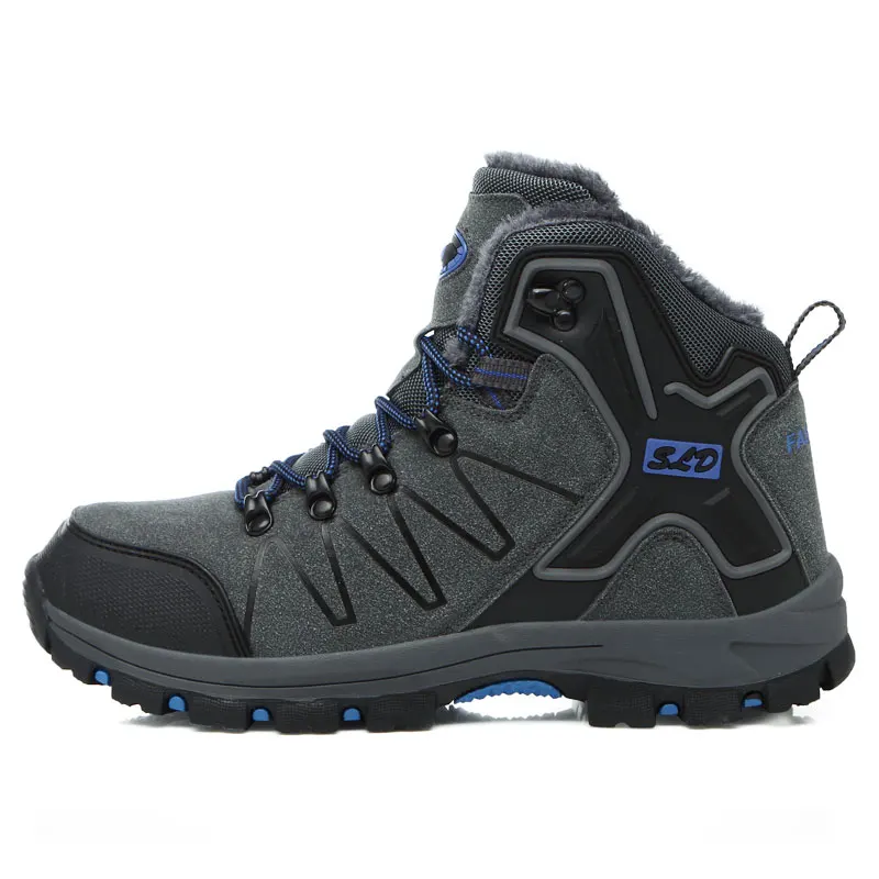 SUROM/зимняя теплая походная обувь Мужская дышащая Нескользящая спортивная для