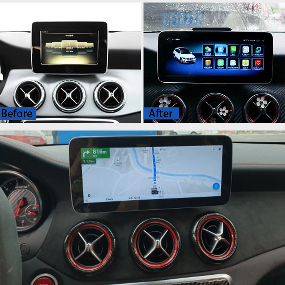 Автомобильный мультимедийный плеер стерео GPS DVD радио навигация Android экран для