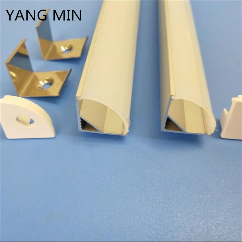 

Free Shipping 1M/PCS With Rounded Diffuser Corner Aluminum Profile LED Mounting Channel Extrusion for LED Strips