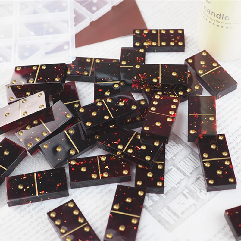 

Handmade Resin Domino Silicone Molds Jewelry Accessories Making Epoxy Resin Craft Charms DIY Resin Mold