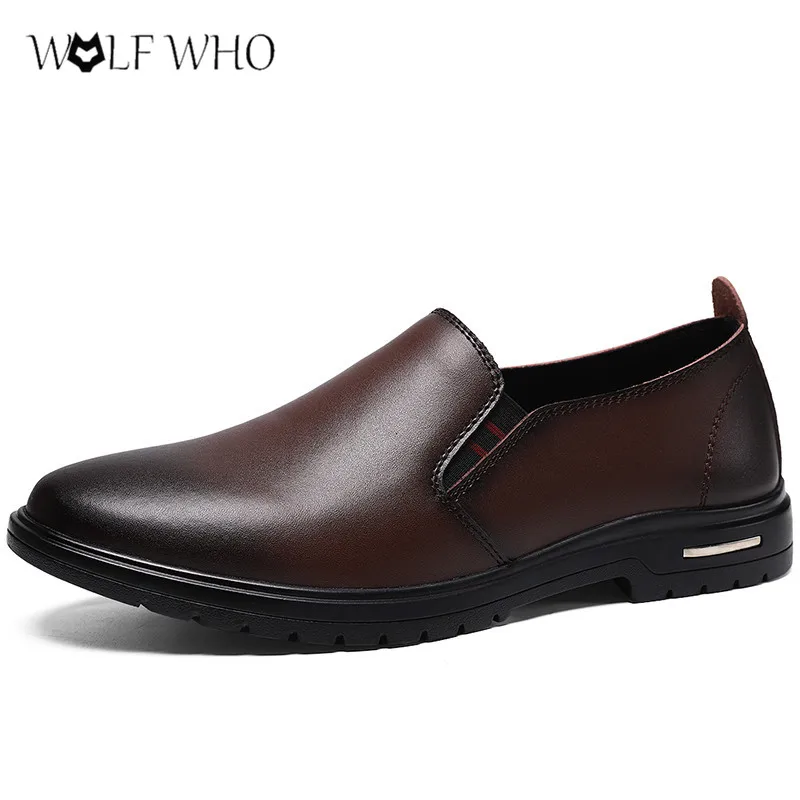 Men Loafers Shoes Spring Summer Soft Split Leather Sneakers Male Luxury Brand Flat Slip-On Big Size 38-48# Zapatos Homme | Обувь