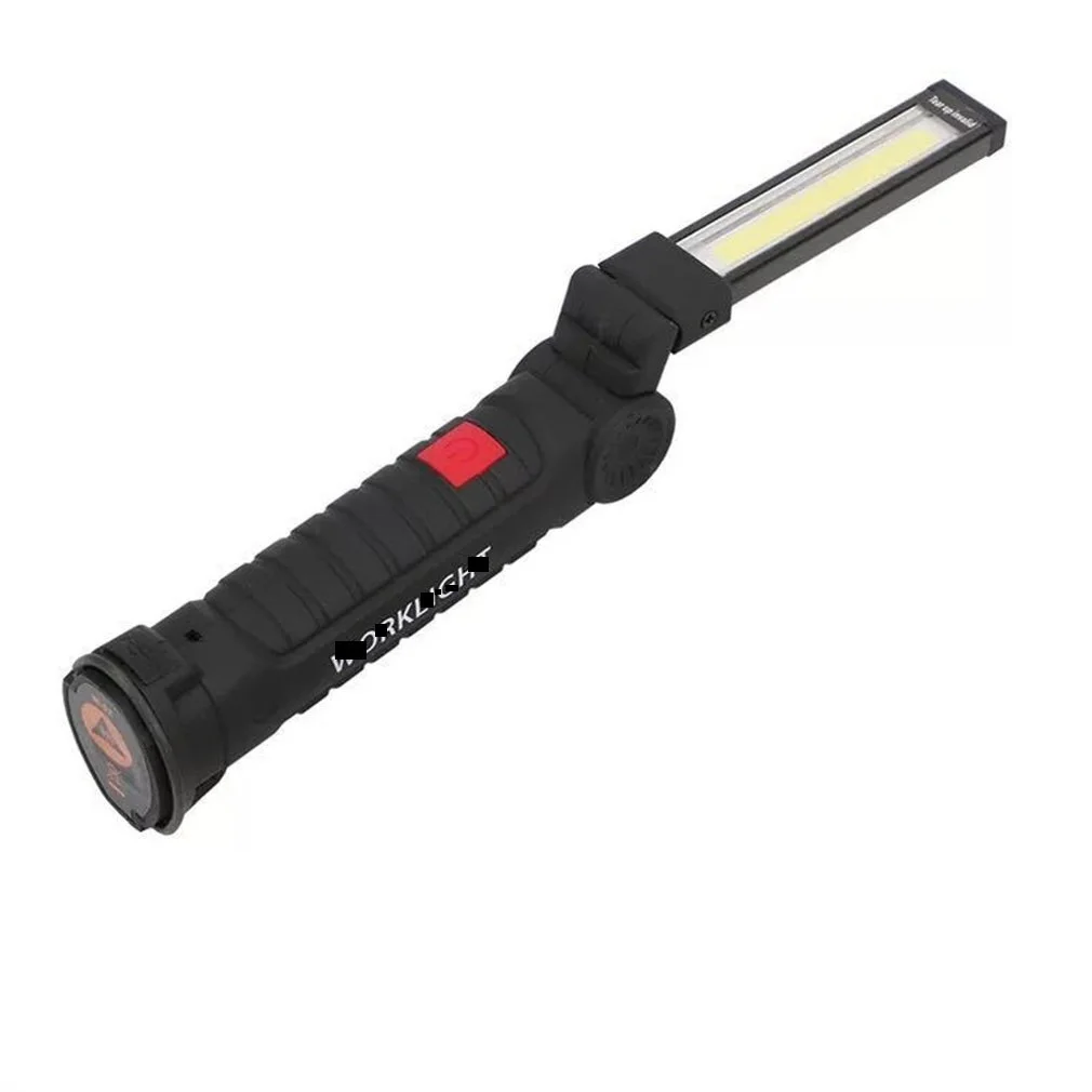 

Outdoor Bright COB+LED Rechargeable Cordless Emergency Work Light Torch Flashlight Handy Inspection Lamp Portable USB Folding