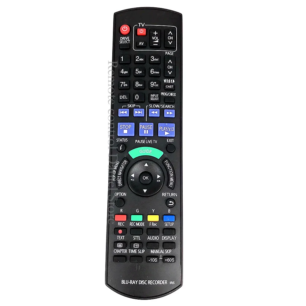 

Blu-ray Fit for DVD Player Disc Recorder for Panasonic Remote control N2QAYB000475 DMR-BW880 DMR-BW780 DMR-XW480 Fernbedineung