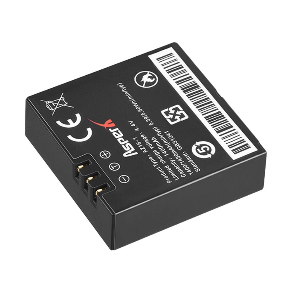 1 шт. AZ16 AZ16-1 батареи для оригинального Xiaomi YI lite 2 4K 4k + LED 3 слота USB зарядное