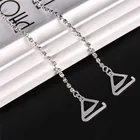 Прозрачные прозрачные 2 ряда Кристальные великолепные Пром диаманты бретели для бюстгальтера со стразами пояс вечерние нижнее белье для женщин бюстгальтер