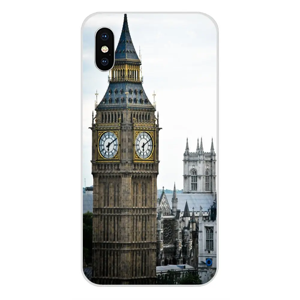 London Collage Art Soft TPU Pattern Phone For HTC Desire 530 626 628 630 816 820 830 One A9 M7 M8 M9 M10 E9 U11 U12 Life Plus | Мобильные