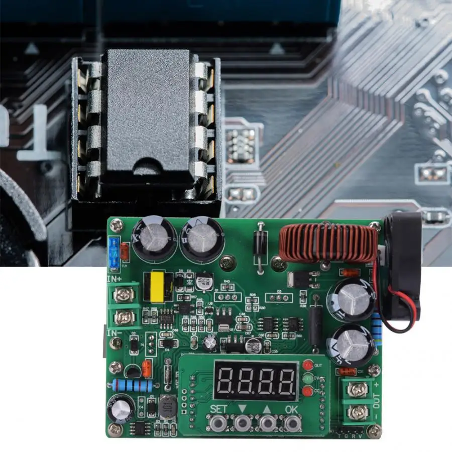Регулируемый понижающий модуль DKP6012 большой мощности цифровой фотомодуль