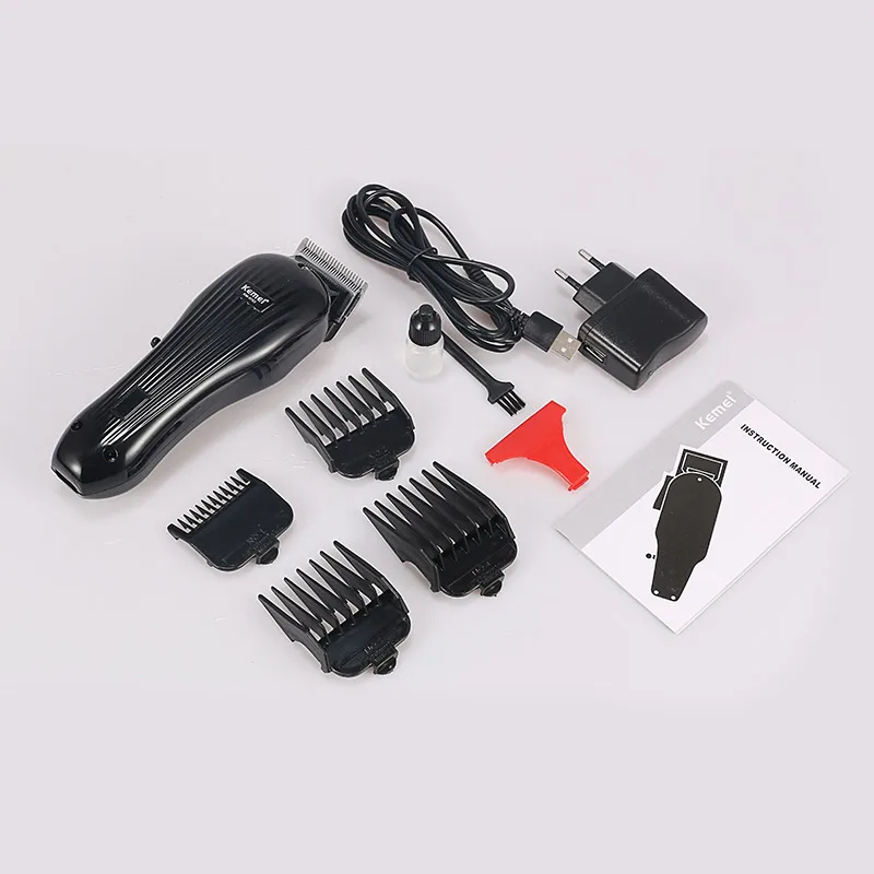 

Kemei-3703 Professional Electric Hair Clipper Rechargeable Hair Trimmer LCD Hair Cutting Machine Hair Beard Trimer Styling Tools