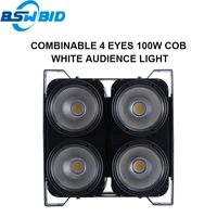 4 eyes 100w cob white audience light combinable matrix blinder light dmx par stage uplighting for show concert