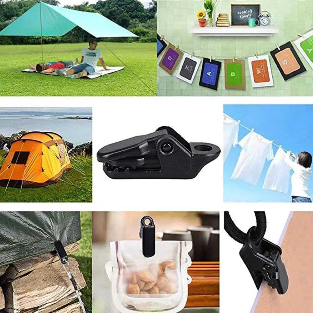 Палатка зажим Пластик защищенный крокодил ремень клип заколка Утконос Открытый