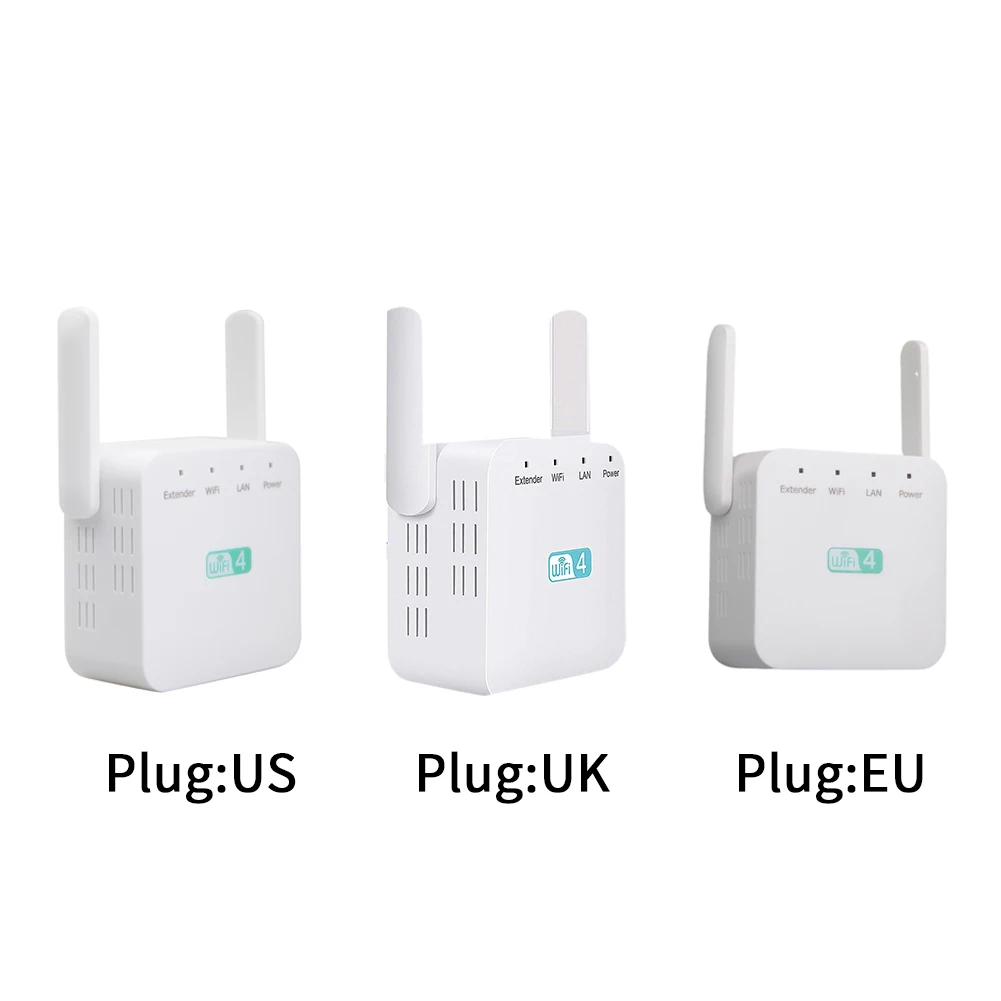 

300Mbps Universal Portable Accessories 2.4GHz Wireless ABS Access Point Computer Range Extender Home Office Signal Booster