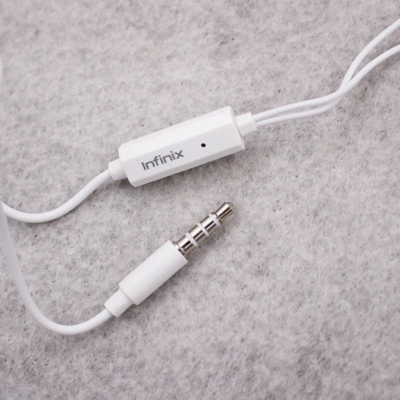 Наушники-вкладыши 3 5 мм проводные наушники с микрофоном игровые басами для Infinix 10