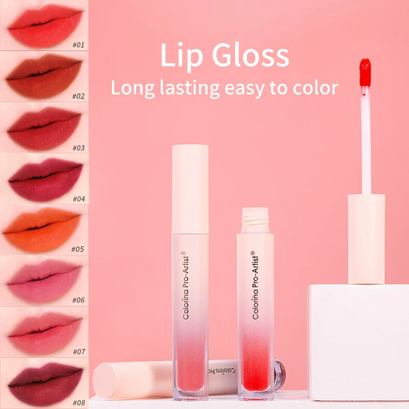 

Pheaya Lip Gloss Long Lasting Easy To Color Liquid Lipstick Nourish Moisturizing Professional Lip Makeup Make-Up For Women