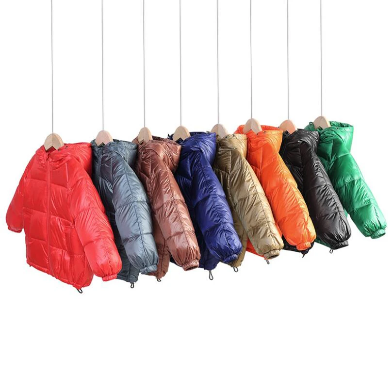 Детская зимняя куртка на утином пуху с капюшоном|Пуховики и парки| |