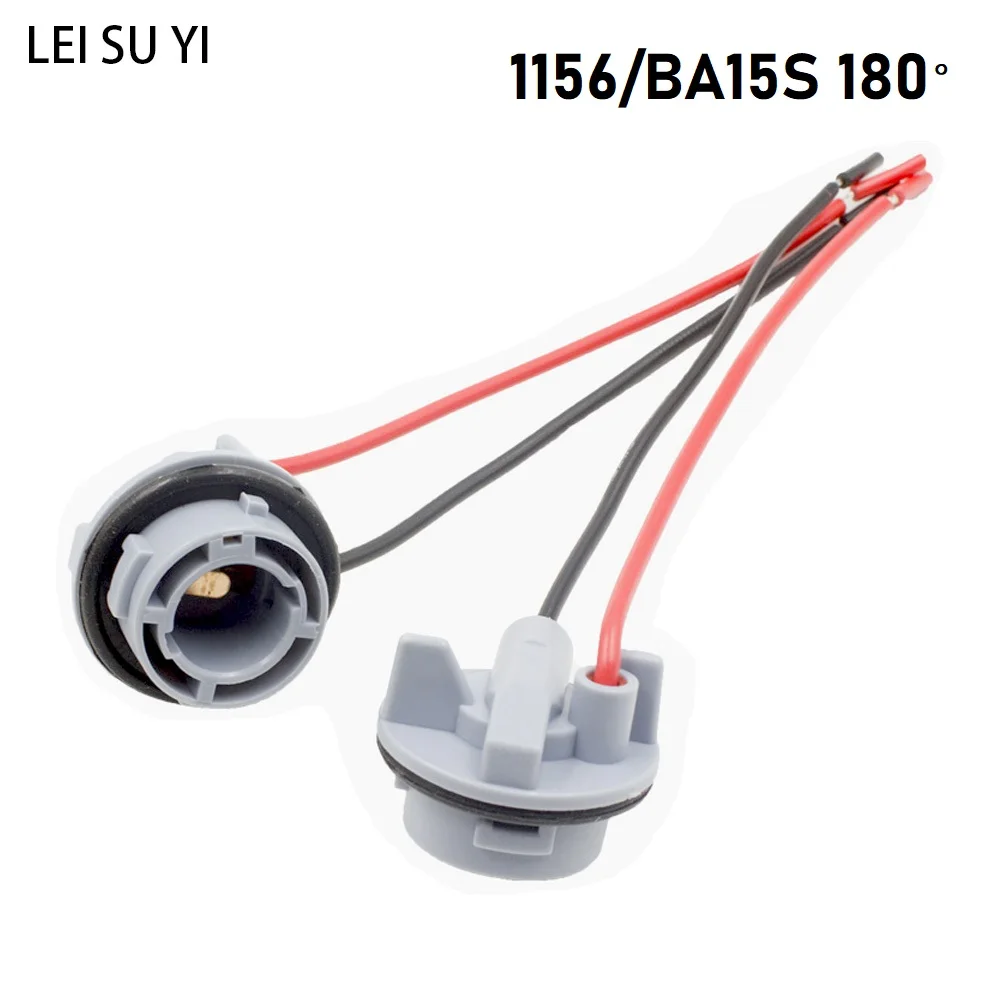 

10 Pcs 1156 382 Bulb Socket BA15S Lamp Holder P21W Adapter Base Connector Car Light Base Auto Led Lights Bulb Socket Connector