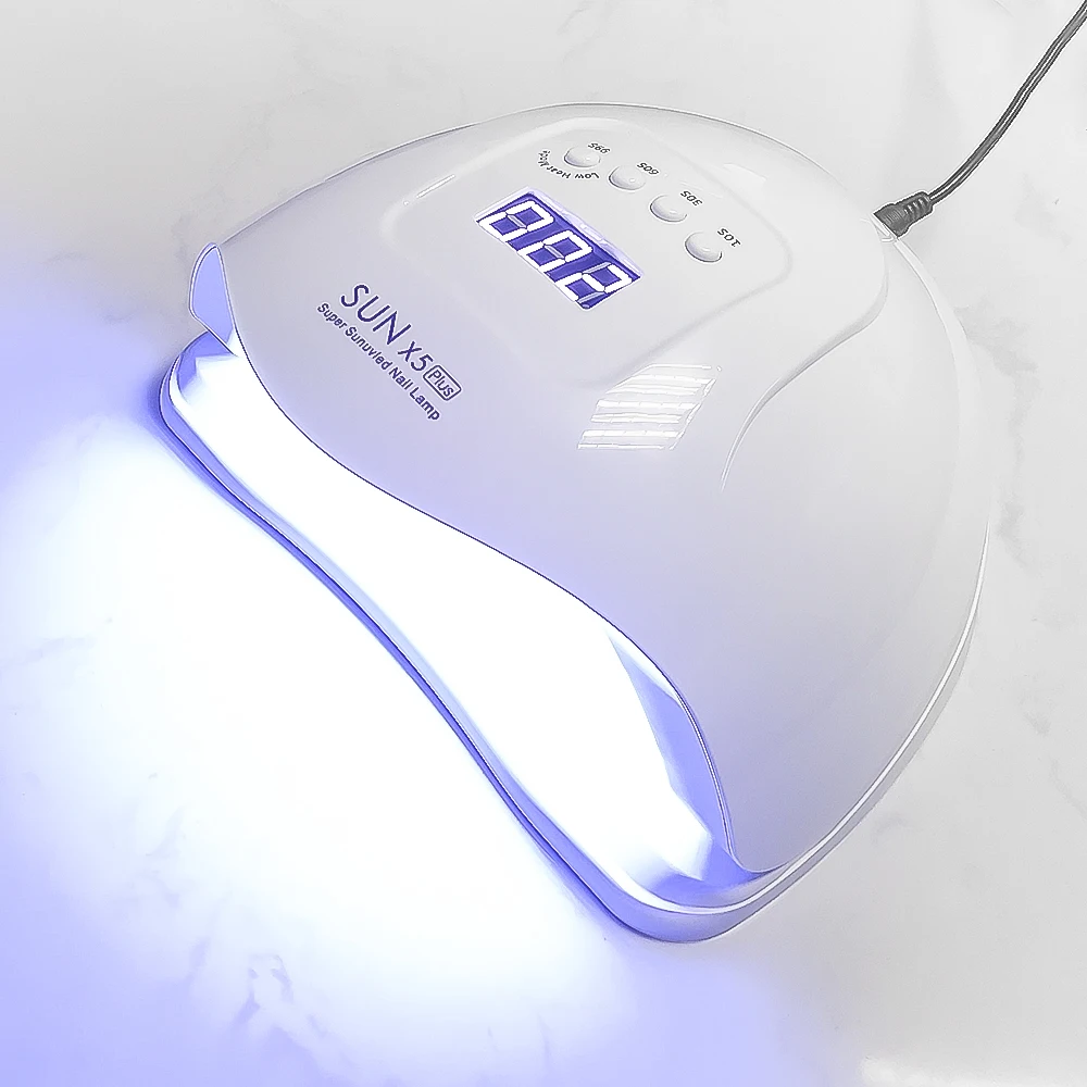 SUN 5X Plus UV LED Lamp 80W Digital Display Auto Sensor Nails Dryer Infrared induction Sunlight Curing For Gel Varnish |
