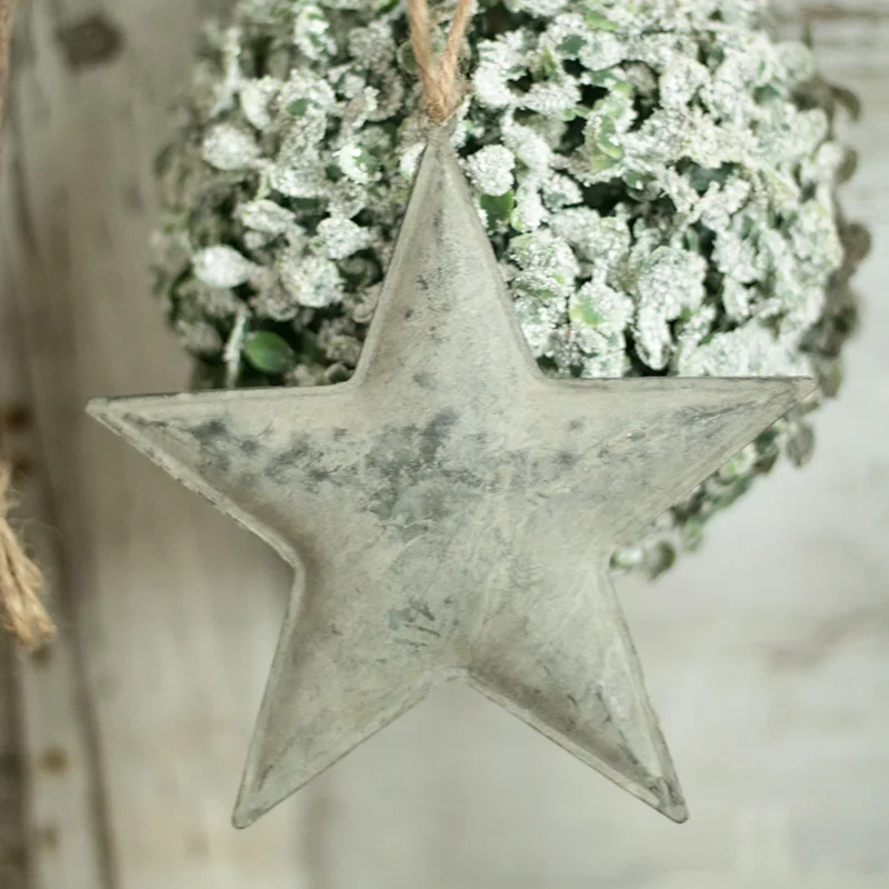 

handicraft decoration star retro vintage metal plaque