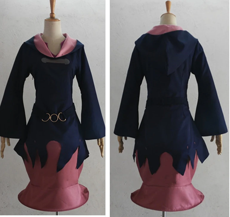 Аниме! Милое Платье для маленькой ведьмы профессора Урсулы Униформа