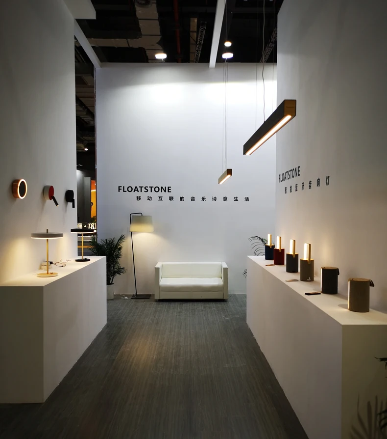 Floatstone алюминиевый латунный гессианский динамик с объемным звуком BlueTooth стерео