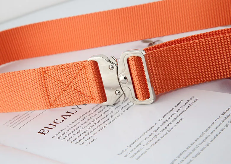

Unisex army Style tactical belt metal buckle canvas belt Mountain hiking hunting military training waist strap jeans waistband