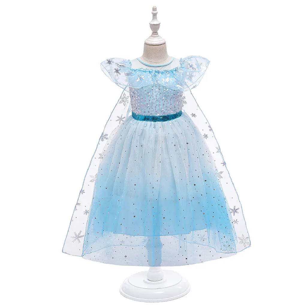 

2-7Years Toddler Kid Girl Princess Dress Lace Tulle Wedding Birthday Party Tutu Dress Pageant Children Clothing Kid Costumes