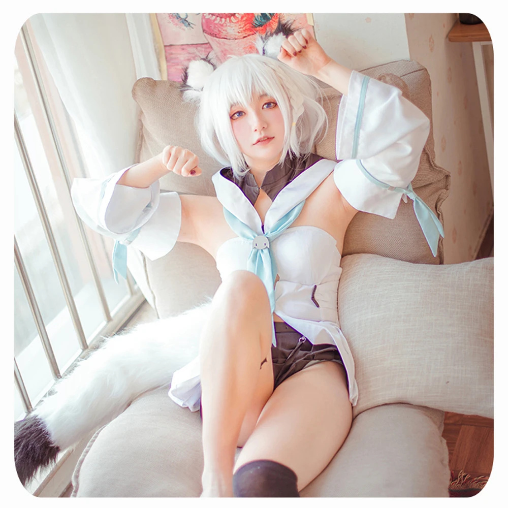 VEVEFHUANG Kосплей аниме японский Honkai ударопрочный 3 й выдувание снег маленькая лиса