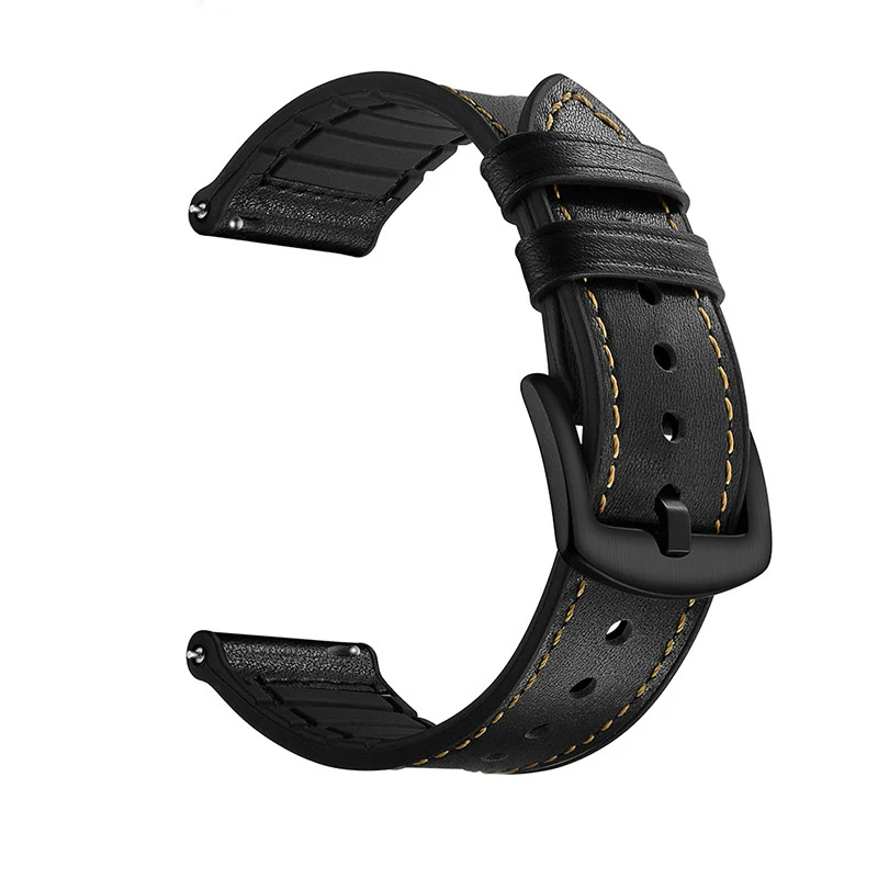 Сменный кожаный ремешок SIKAI 20 мм 22 для часов Ticwatch Pro S2 E2 2/E браслет умные часы