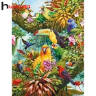 Huacan алмазная вышивка попугай животные алмазная мозаика полная выкладка лес декор для дома украшения для дома