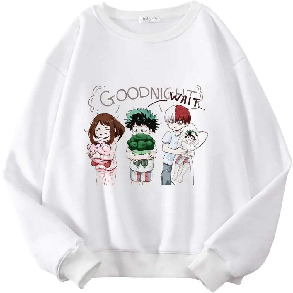 

Уличная одежда My Hero академия, свитшот, Повседневная Женская толстовка с принтом в готическом стиле, панк, худи в стиле Харадзюку, повседневн...