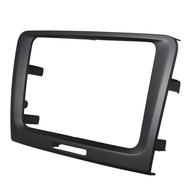 Black 220 X 130 x 210mm 2 Din Car DVD Radio Fitting Dash Panel Fascia Frame for 2009-2014 Skoda Superb