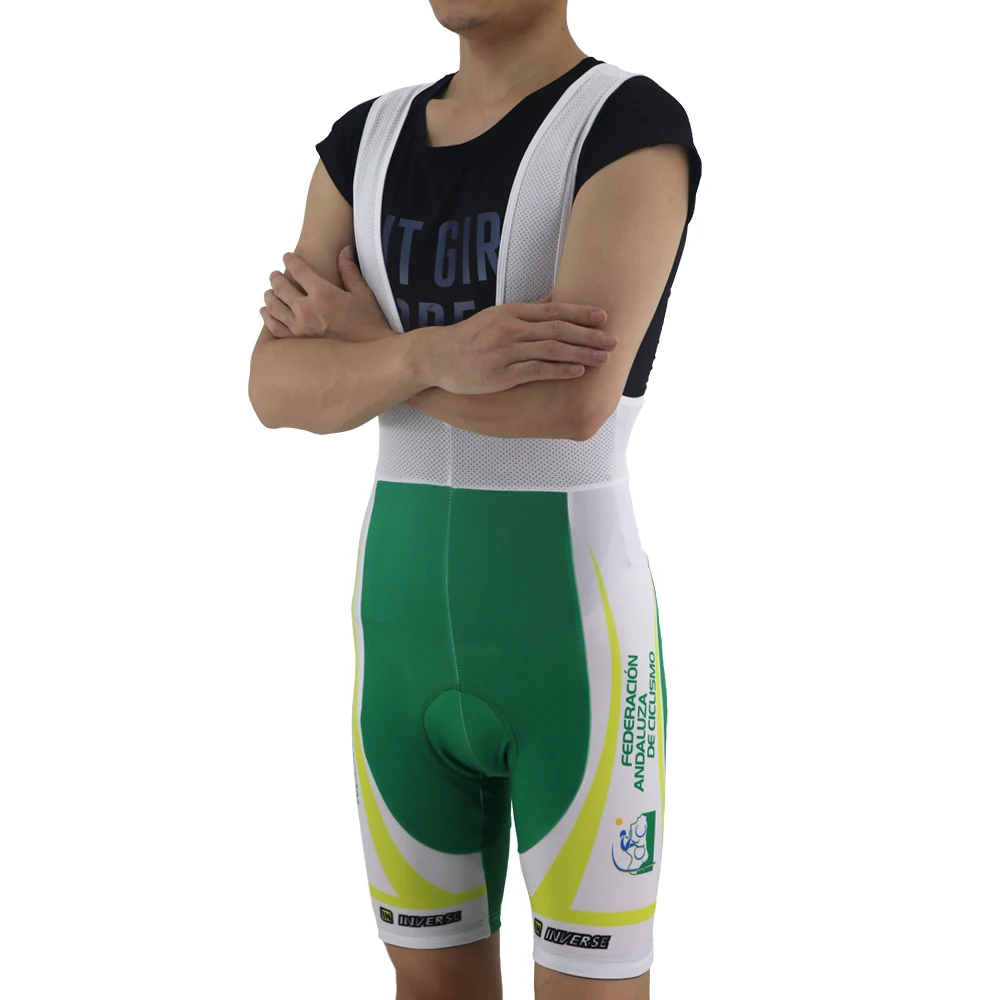 Men bib shorts Одежда для велоспорта NO ME NO GAME tour, велосипедная майка для езды на велосипеде, одежда для гонок, одежда для велоспорта, летняя одежда зеленого цвета, Майо junta ropa de ciclismo - Цвет: Men bib shorts
