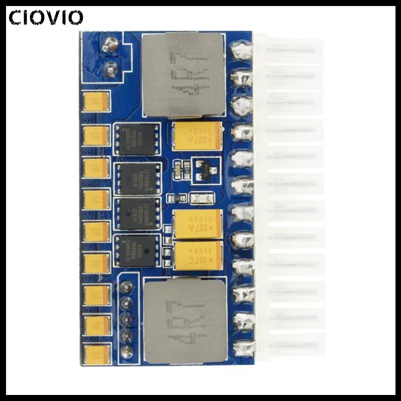 CIOVIO DC ATX Peak PSU 19V 200W Pico Switch Mining 24pin MINI ITX to PC Power Supply For Computer | Обустройство дома