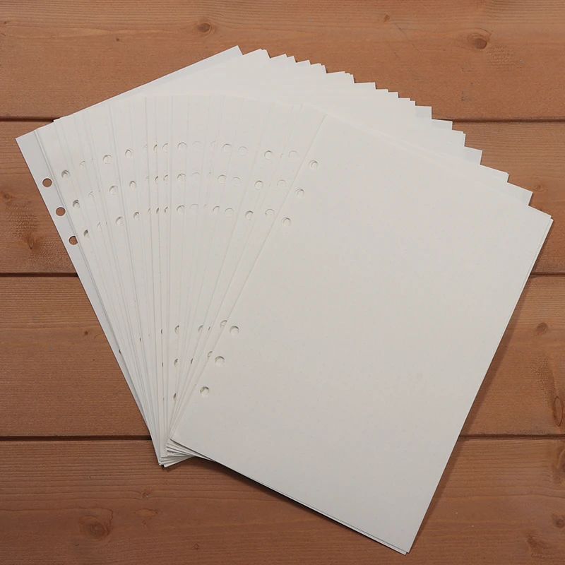 90 страниц A5 блокнот 6 отверстий заправка в сетку дневник и пули журнал заправки