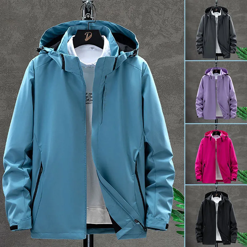 

Зимняя Куртка со съемной флисовой подкладкой и капюшоном, водонепроницаемая теплая ветровка с капюшоном для мужчин и женщин, Куртка для рыб...