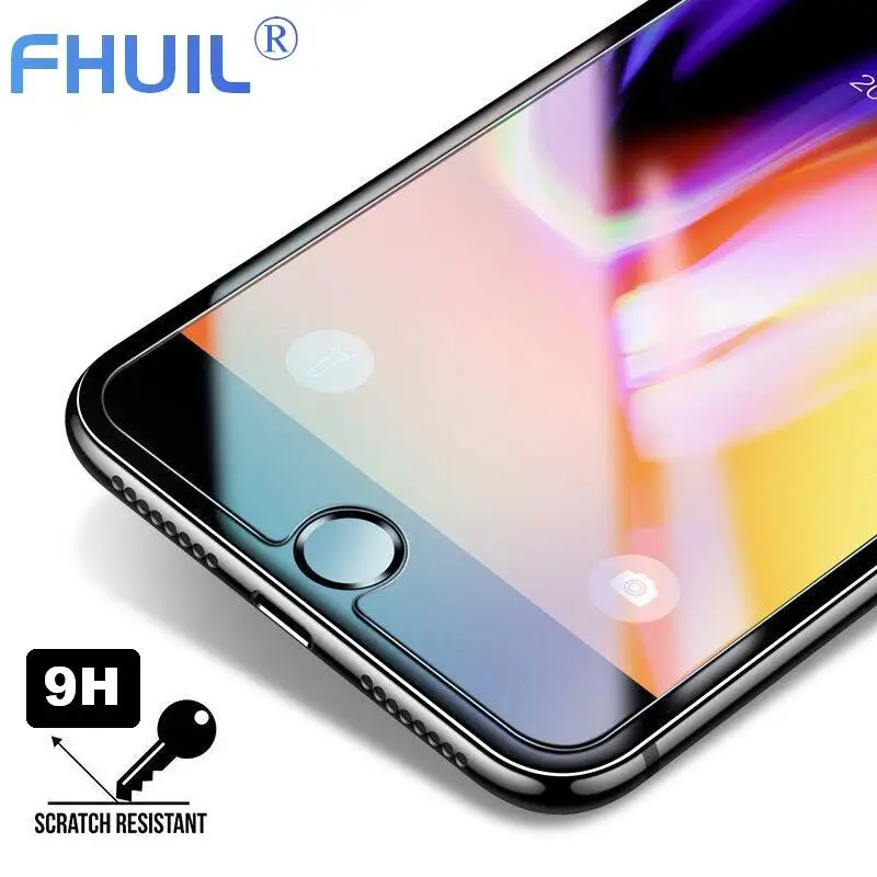 9H защитная пленка Закаленное стекло для iphone 7 6 6s 8 Plus X XS MAX XR Utra thin защита экрана iPhone