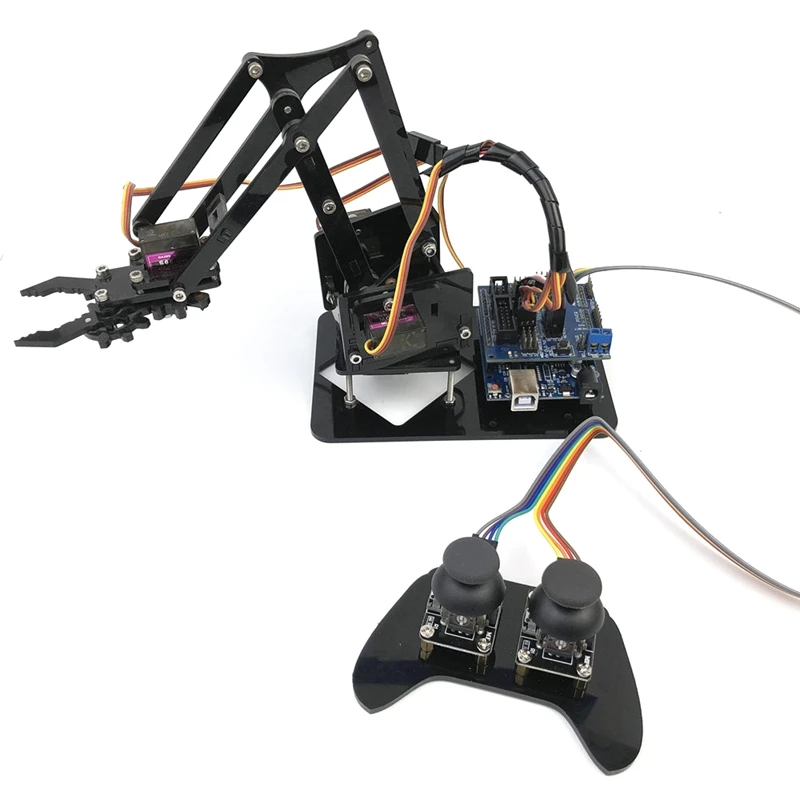 4DOF манипулятор для Arduino Роботизированный рычаг дистанционного управления Mg90S