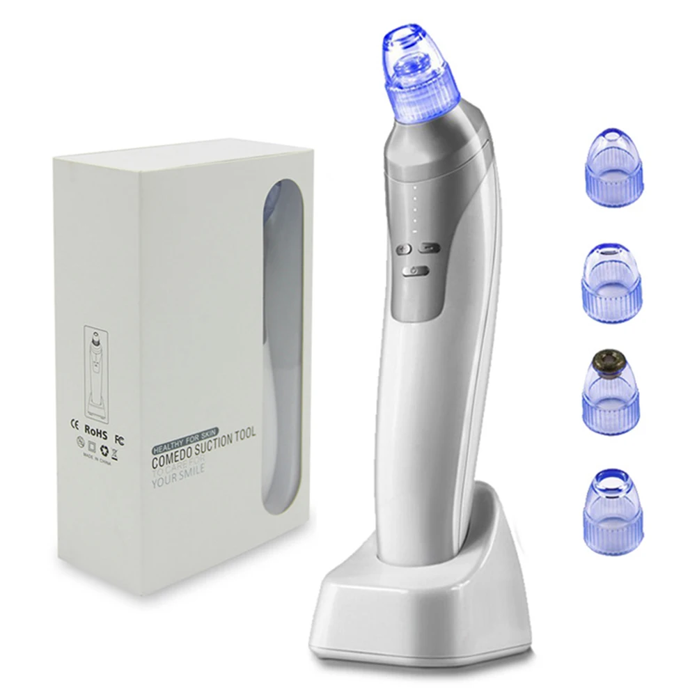 

Electric Blackhead Remover Rechargeable Vacuum Suction Electric Pore Cleaner Acne Pimple Extractor Face Deep Cleansing