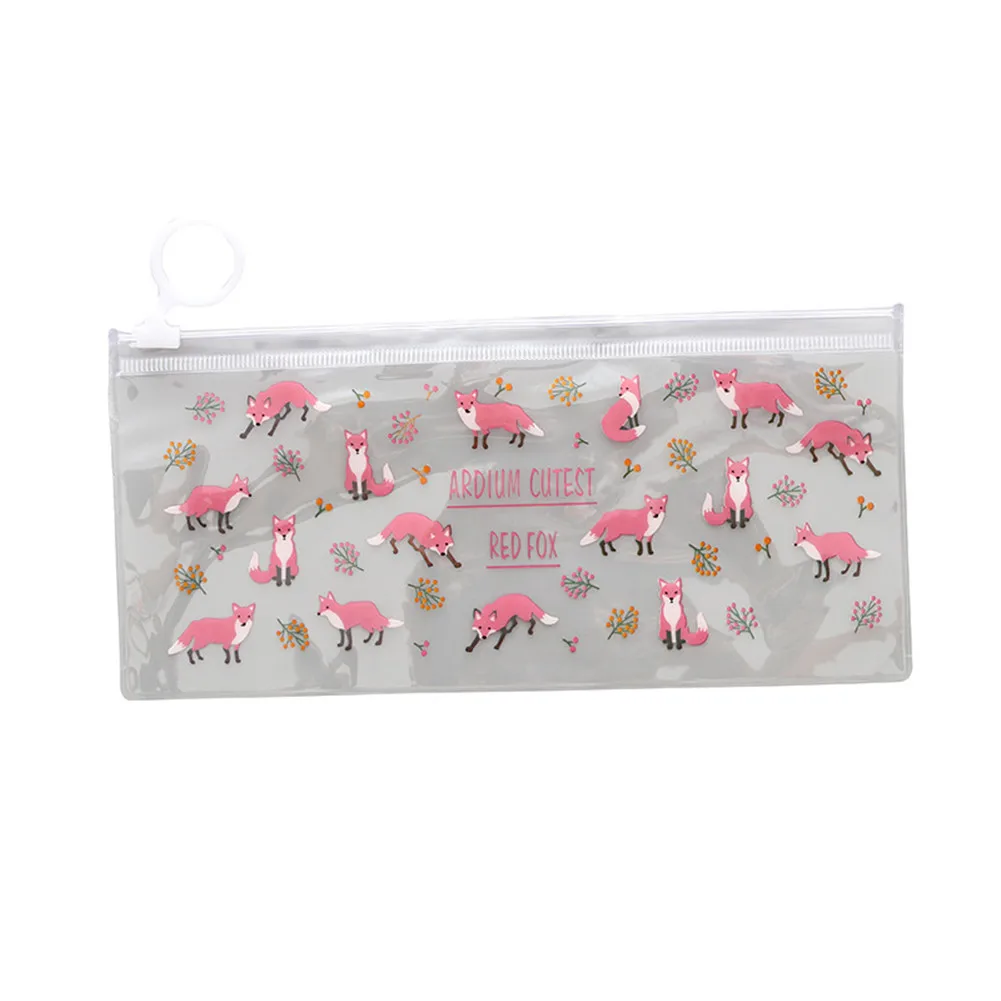 Креативные водонепроницаемые пеналы из ПВХ прозрачная канцелярская папка для