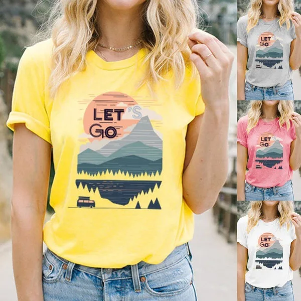 

Футболка женская оверсайз с круглым вырезом и коротким рукавом, 3xl