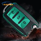Чехол-накладка для ключа автомобиля для Volkswagen VW Golf 4 5 6 Jetta Polo Passat Skoda Superb Octavia Fabia Seat Ibiza Leon