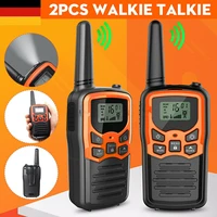 2pcs Walkie Talkie Handheld Radio Channels Set Uhf 400-470 Mhz Dual Band Walkie-talkies For Cars
