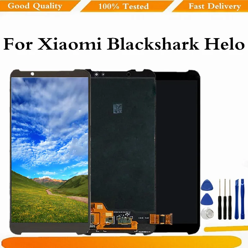

Оригинальный ЖК-дисплей для Xiaomi Black Shark Helo, ЖК-дисплей, сенсорный экран, дигитайзер в сборе для BlackShark Helo, сменный экран дисплея