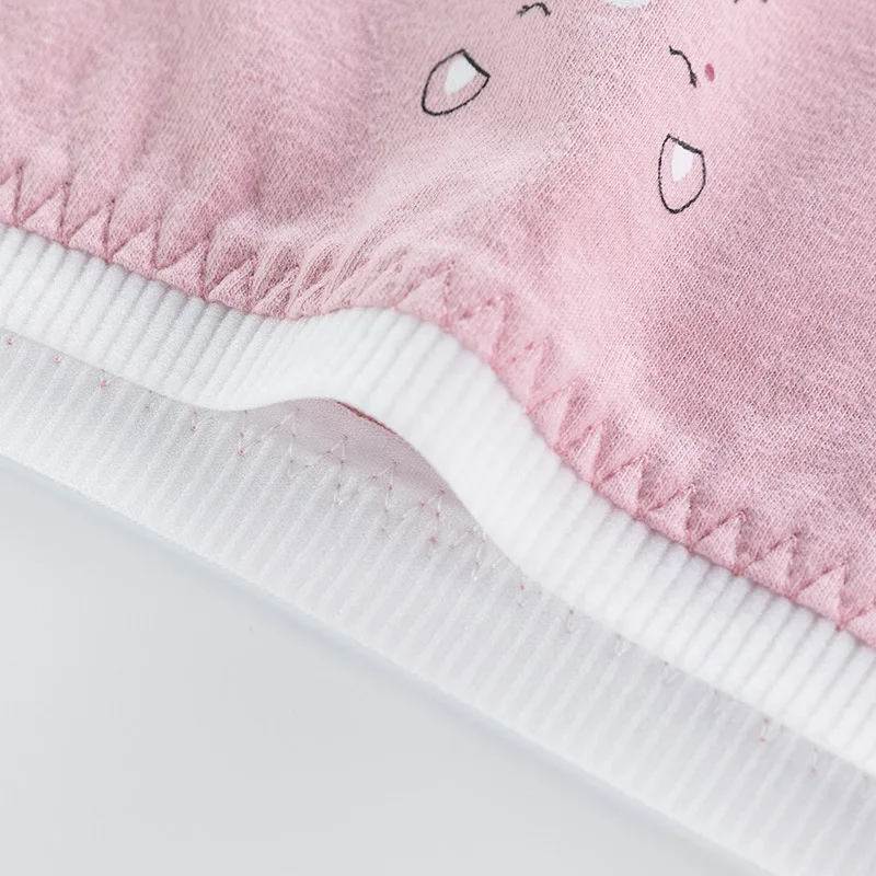 Children Cotton Underwear Cute Cartoon Print Panties Young Girls Short Briefs Breathable Underpants Teenage Girls Soft Panties