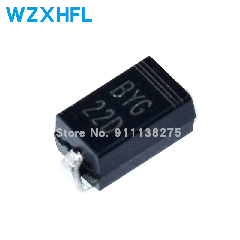 

10 шт. BYG22D BYG 22D SMA DO-214AC 2A200V новый телефон